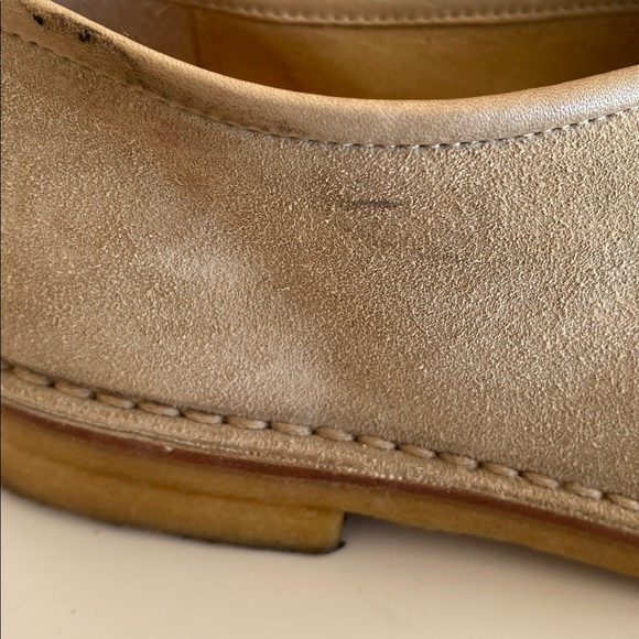 Lemaire | Beige Flat piped Suede Slippers Size 36 - Picture 8 of 8